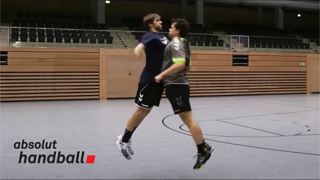 Handball 1-1 training