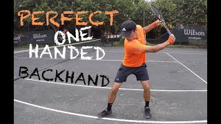 How To Hit Perfect One Handed Backhand (TENFITMEN, Episode 29)