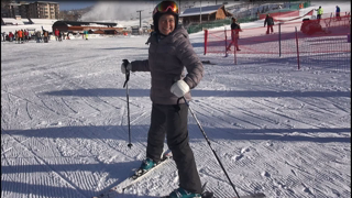 Beginner ski lesson #1 with Deb Armstrong, intro equipment and movement