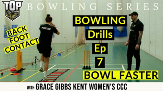 Bowl Faster With B.F.C | Back Foot Contact Bowling Drill