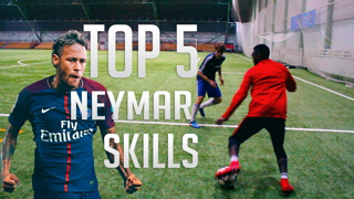 TOP 5 Neymar Skill Moves - Football Skills