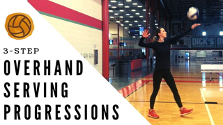 Teach How To Serve A Volleyball | Volleyball Overhand Serving Progressions