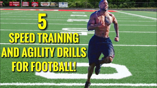 5 SPEED TRAINING AND AGILITY DRILLS FOR FOOTBALL!