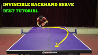 Learning Invincible Backhand Serve | MLFM Table Tennis Tutorial