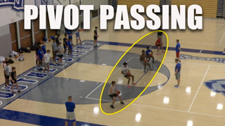 Basketball Passing Drill - PIVOT PASSING