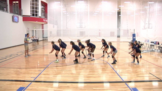 Shuffling Drill - Volleyball Drill