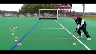 Attackers Field Hockey Training Exercise