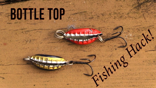 Homemade Bottle Top Lure - Fishing Hack