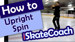 How to Spin ice skating - 1 and 2 foot #iceskating #figureskating