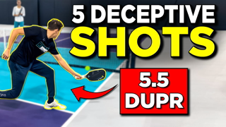 5 Deceptive Pickleball Shots That FOOL EVERYONE