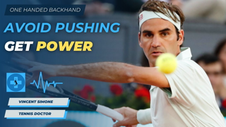 How To AVOID PUSHING A Forehand And IMMEDIATELY Hit With POWER For Mens Tennis In 5 Steps