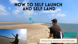 Kitesurfing Lessons - Self Launching / Self Landing