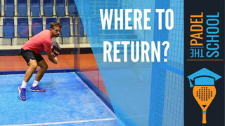 Where to hit the padel return? - Padel Tactics!