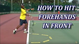 Tennis Forehand Contact Point And How To Find It