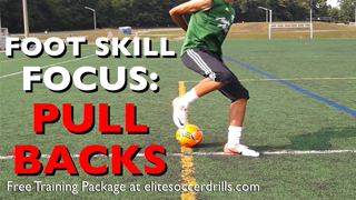 Soccer Drills - Dribbling and Movement with Pullbacks