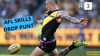 AFL Drop Punt - Dustin Martins Kicking technique