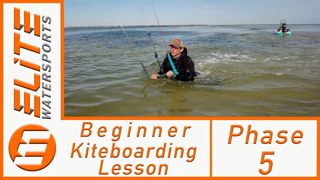 Beginner Kiteboarding Lesson- Phase 5 "Body Drag"