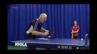 How to Return a Short Backspin Serve: Forehand Flick - Beginners Level with Jim Clegg