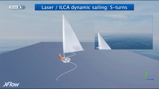 Laser (ILCA) S-turn technique when sailing downwind