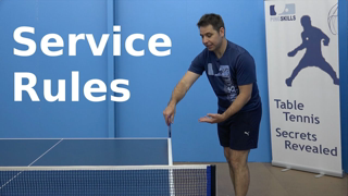 Service Rules | PingSkills | Table Tennis