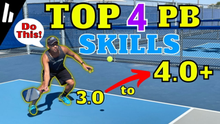 4 KEY Pickleball Skills To Become A 4.0++ Player | Briones Pickleball