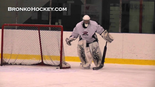 Bronko Hockey Goalie Training with Tenders Goaltending Academy.wmv