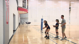 Wall Passing - Volleyball Drill