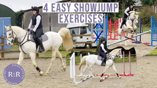 Jumping Masterclass - 4 Show Jumping Exercises For Beginners | UK Equestrian YouTuber