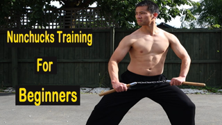 Bruce Lee Kung Fu Nunchucks Training For Beginners -  Best Nunchaku Tutorial