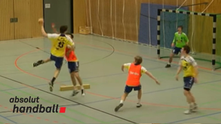 Handball 6:0 defence training