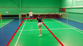 Badminton Training On A Half-Court - 8 Exercises To Improve Your Game!